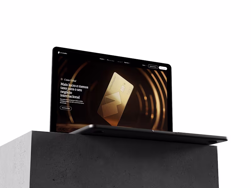 Cover image for Conta Simples Webflow Landing Page Project