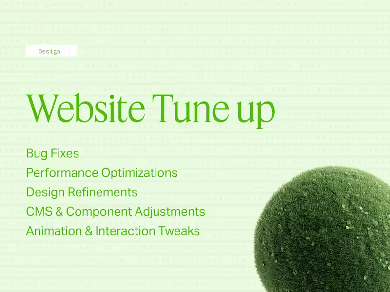 Cover image for Website Optimization & Customizations