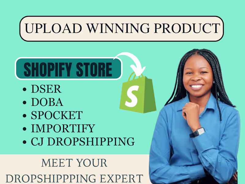 Cover image for upload winning product to shopify via importify dsers yakkyoffy
