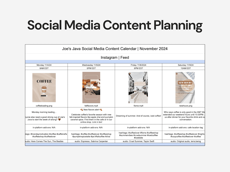 Cover image for Social Media Content Calendar and Planning