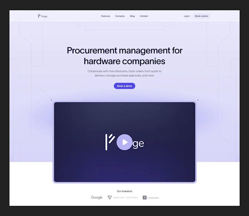 Cover image for Forge Website (Saas)
