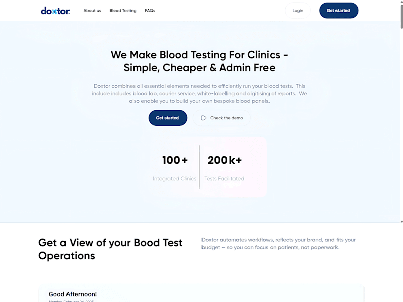 Cover image for Doxtor Medical Website Design and Development