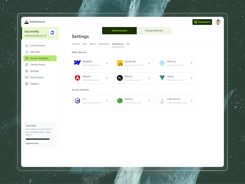 Cover image for Developer-Friendly SaaS Integration & API Settings UI