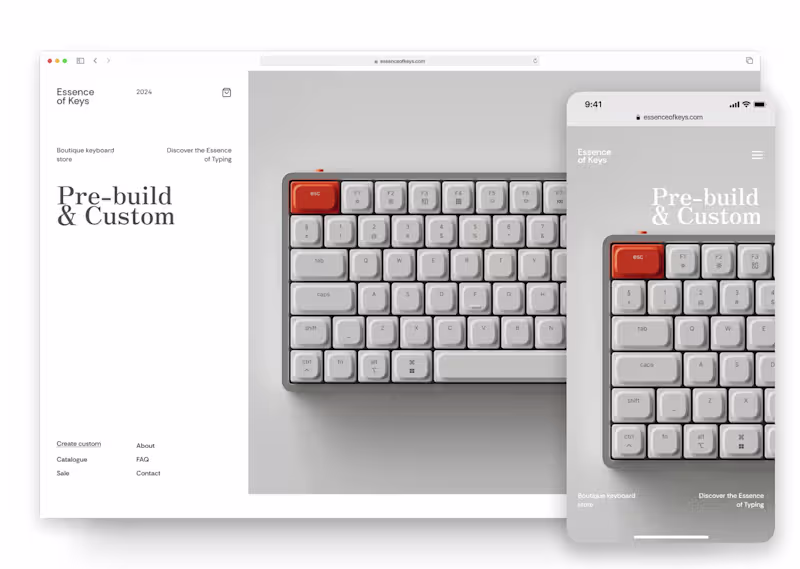 Cover image for Essence of Keys | E-com