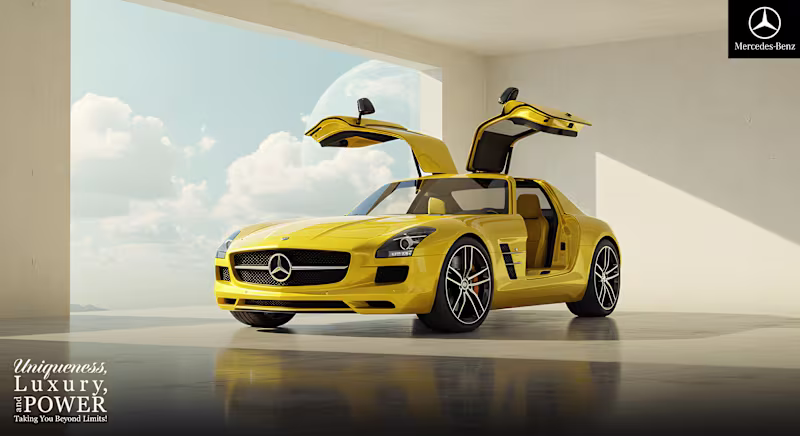 Cover image for Mercedes-Benz Visuals with AI