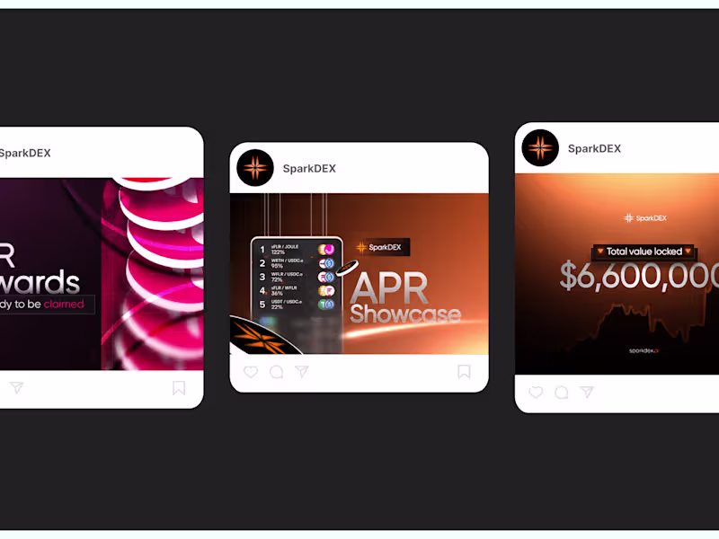 Cover image for SparkDEX - Visual design