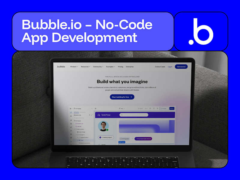 Cover image for Bubble.io – No-Code App Development