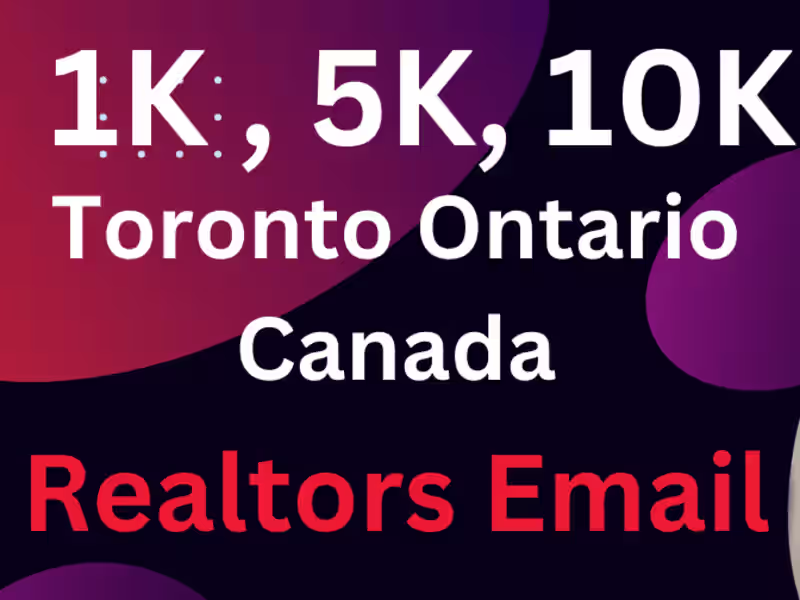 Cover image for I will generate the best b2b leads of real estate agents 