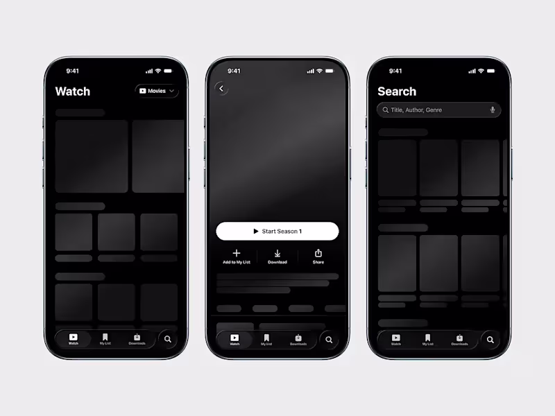 Cover image for IPTV Skeleton Loading Mobile App