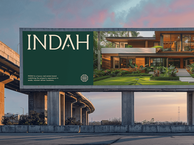 Cover image for INDAH - Luxury Boutique Brand Identity Design - Real Estate 