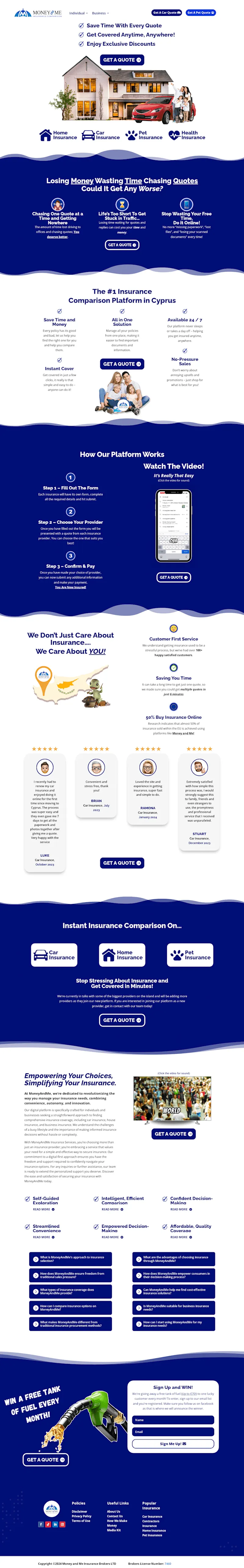 Cover image for Money & Me Insurance Comparison