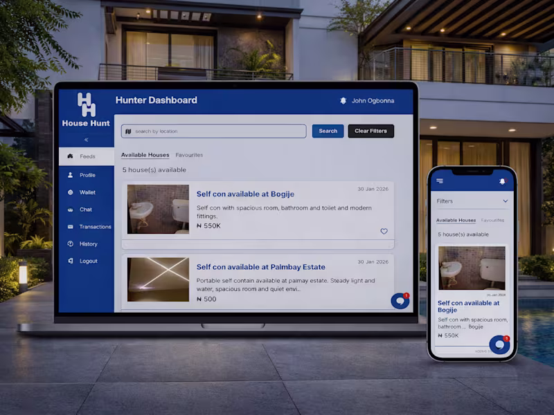 Cover image for House Hunters — Real Estate Listing & Approval System