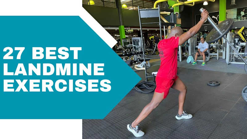 Cover image for 27 BEST LANDMINE EXERCISES TO ADD ON YOUR WORKOUT - YouTube