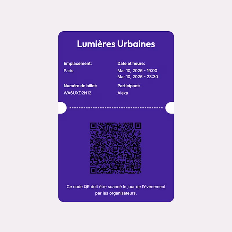 Cover image for Digital ticket design
Created for a