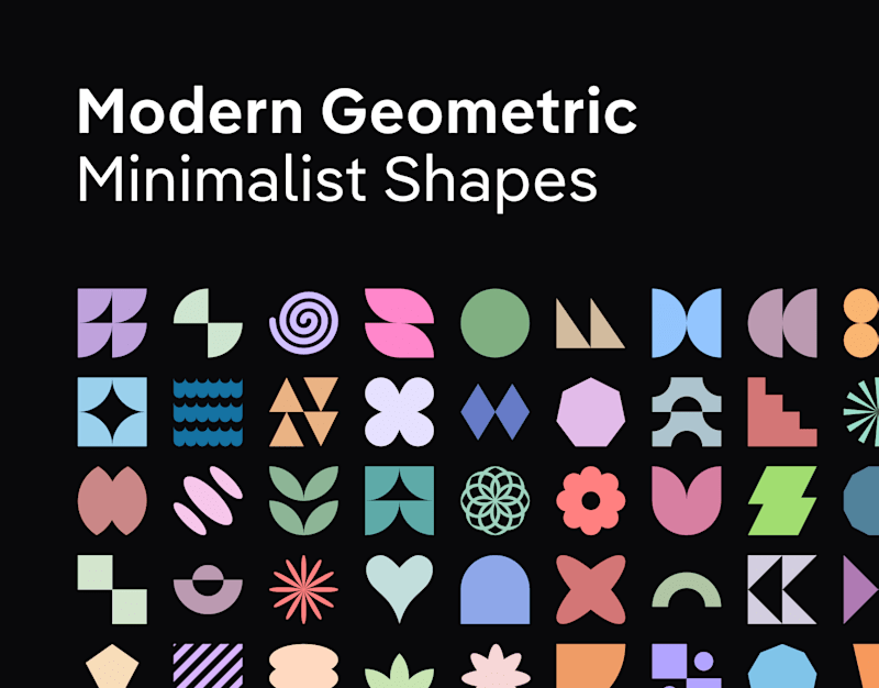 Cover image for Modern Geometric Minimalist Shapes