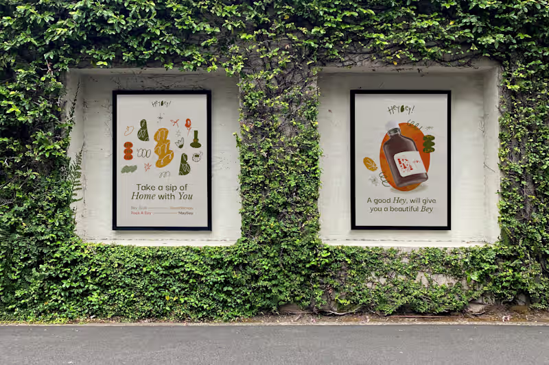 Cover image for Hey, Bey! : Coffee Shop Branding Design