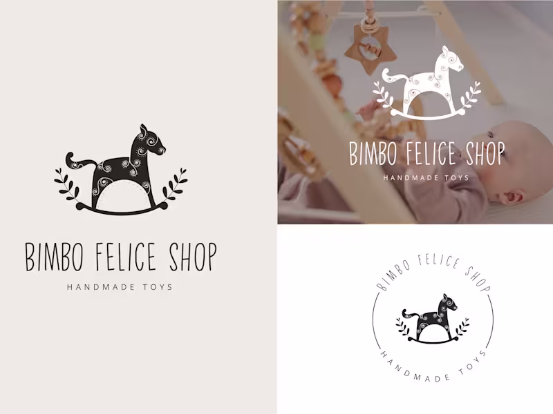 Cover image for I will create modern boho hand drawn baby brand and kids logo
