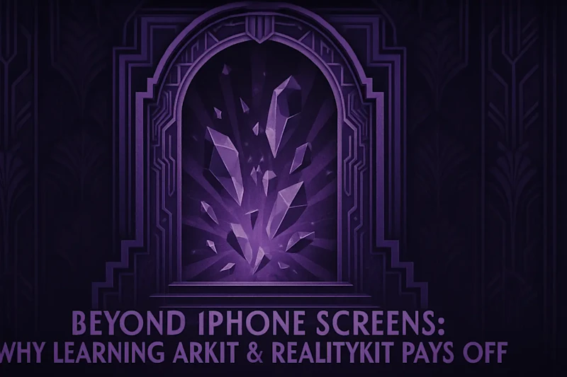 Cover image for Beyond iPhone Screens: Why Learning ARKit & RealityKit Pays Off