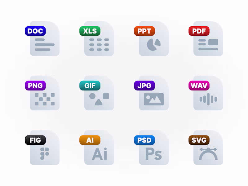 Cover image for File Extension Icons Design Project