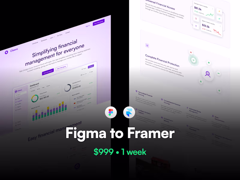 Cover image for Figma to Framer