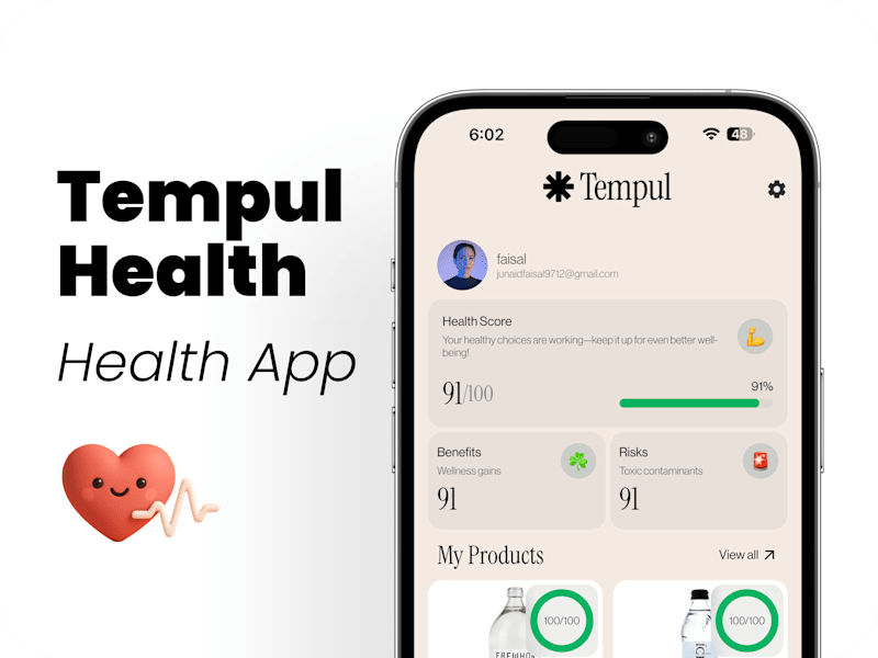 Cover image for Tempul Health - Health App