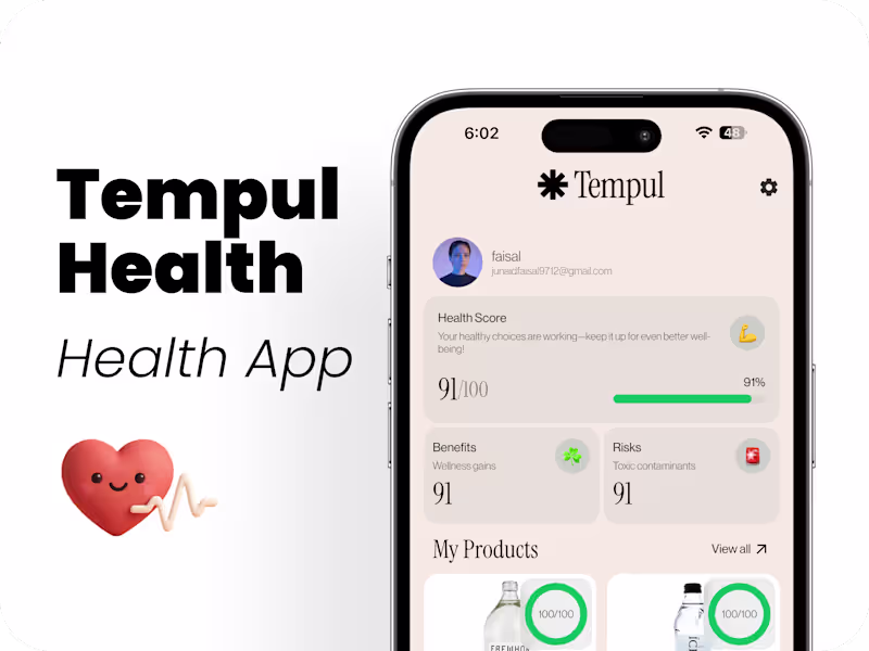 Cover image for Tempul Health - Health App