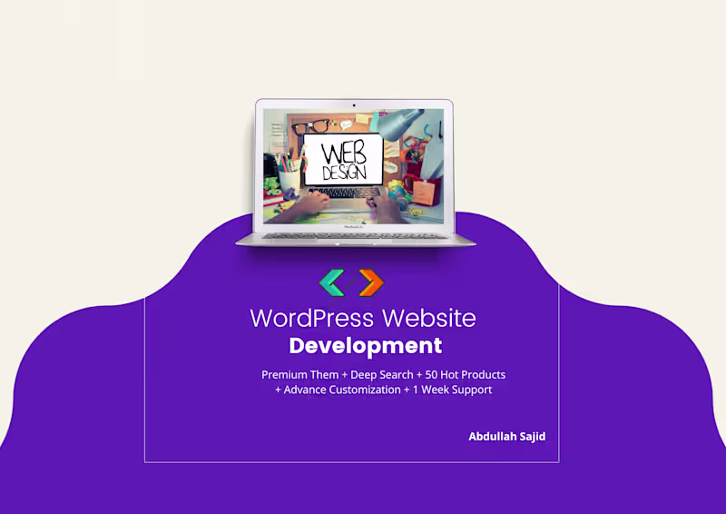 Cover image for I will do WordPress website development
