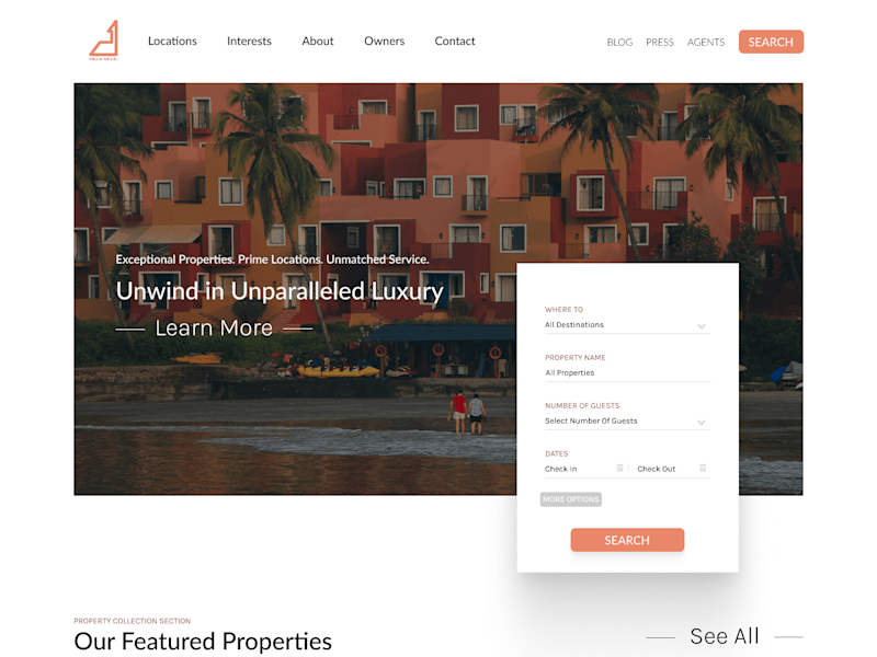 Cover image for Villa Ville - Luxury Property Rentals
