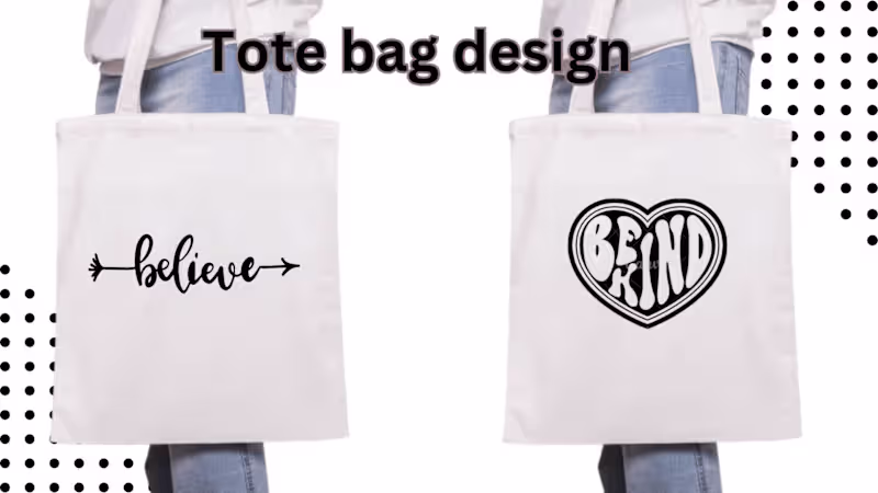 Cover image for I will do fabulous canvas totes bags design for your online shop