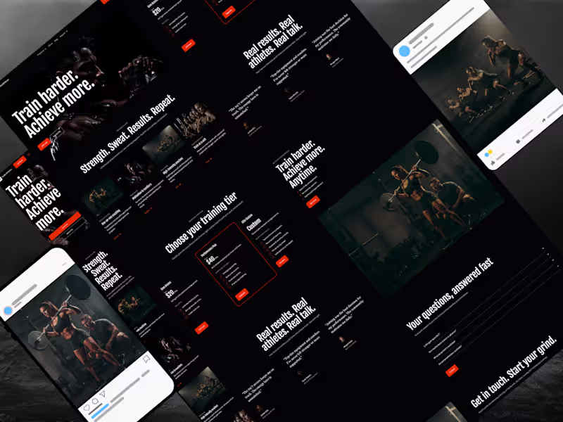 Cover image for Hustle Athletics | Elite Performance Website