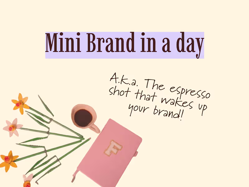 Cover image for Mini Brand in a Day