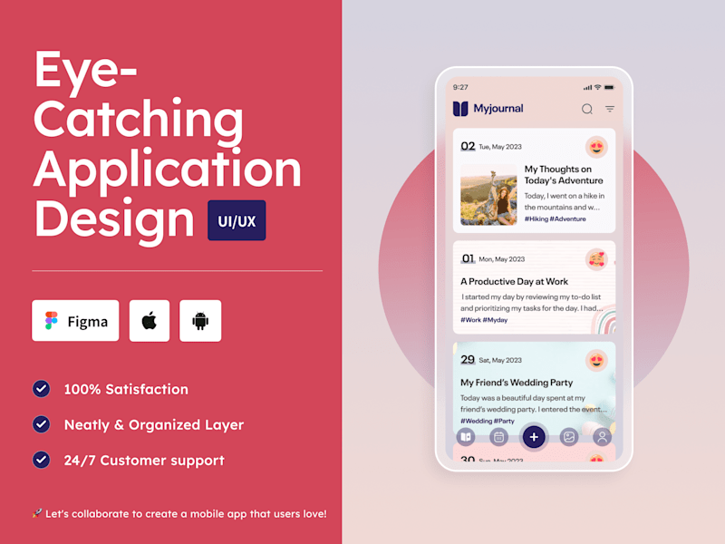 Cover image for Professional UI/UX Design for Mobile Application