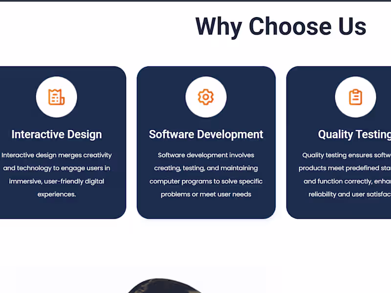 Cover image for  IT Company website 