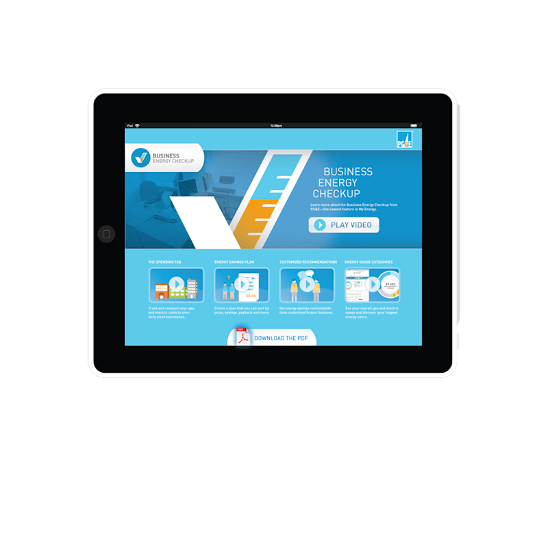 Cover image for PG&E Business Energy Checkup