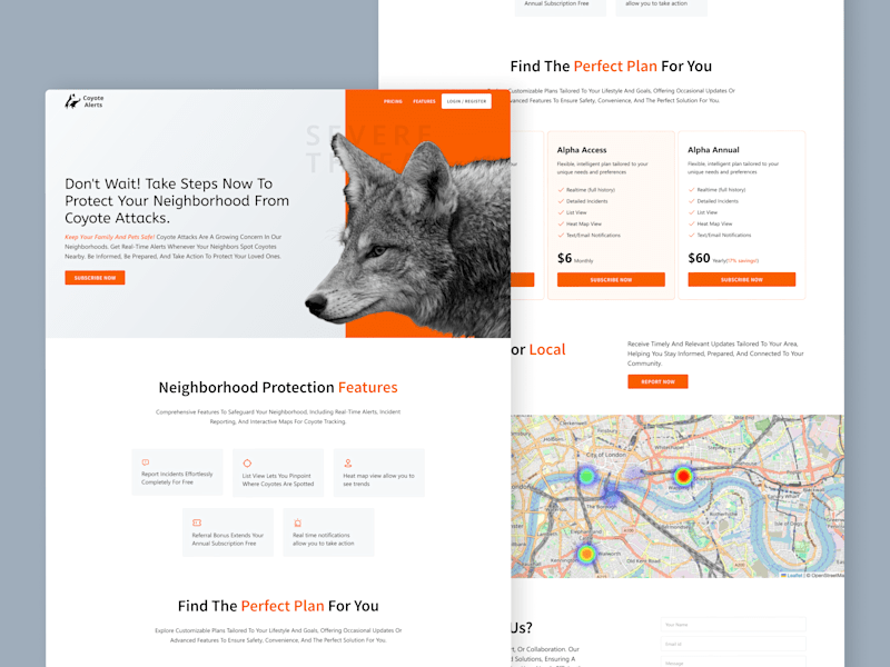 Cover image for Coyote - Website Design