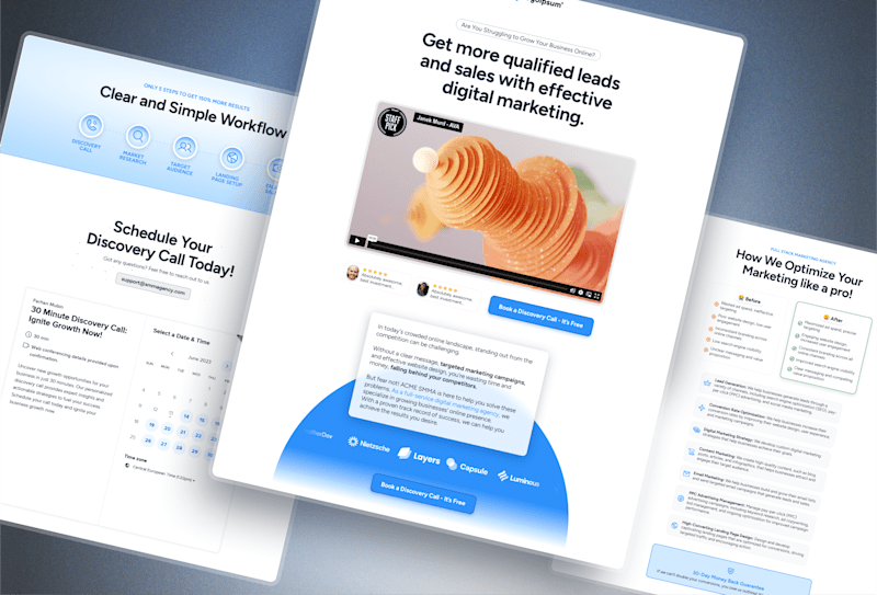 Cover image for SMMAgency - Framer Landing page for SMM Agency