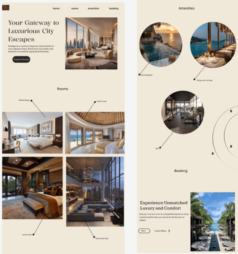 Cover image for Luxury Hotel Brand Website Design