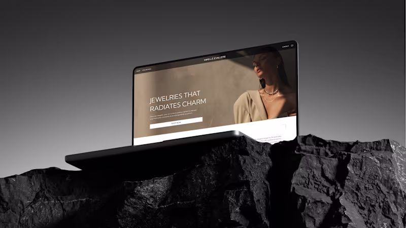 Cover image for Luxury Jewelry E-commerce Website for Mirellé Joaillerie