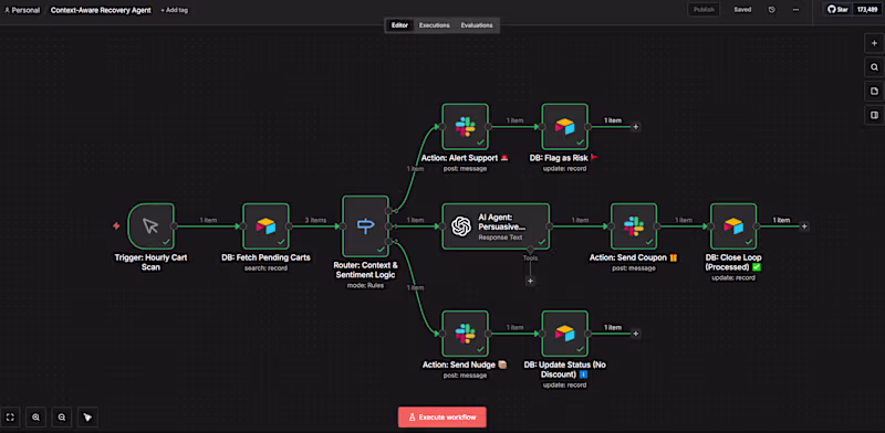 Cover image for Context-Aware Cart Recovery Agent