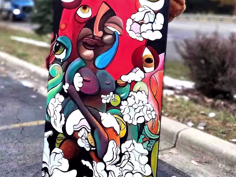 Cover image for Hand Painted Canvas