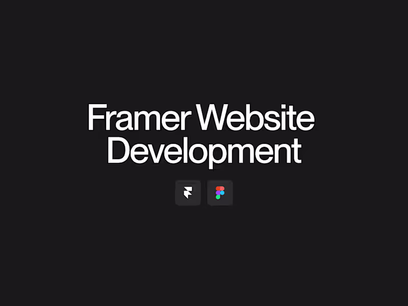 Cover image for Framer Website Development