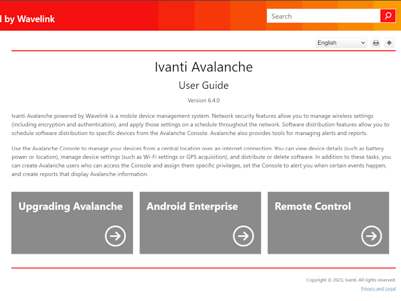 Cover image for Avalanche Online Help
