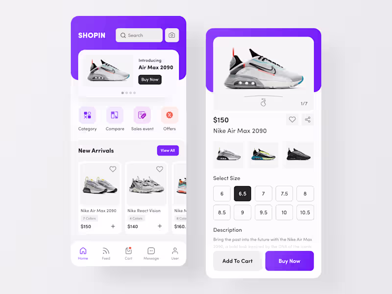 Cover image for Nike Shoes App