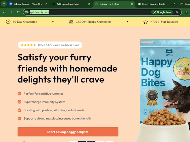 Cover image for  Shopify Store Build & Design for Sleepify Wellness Brand