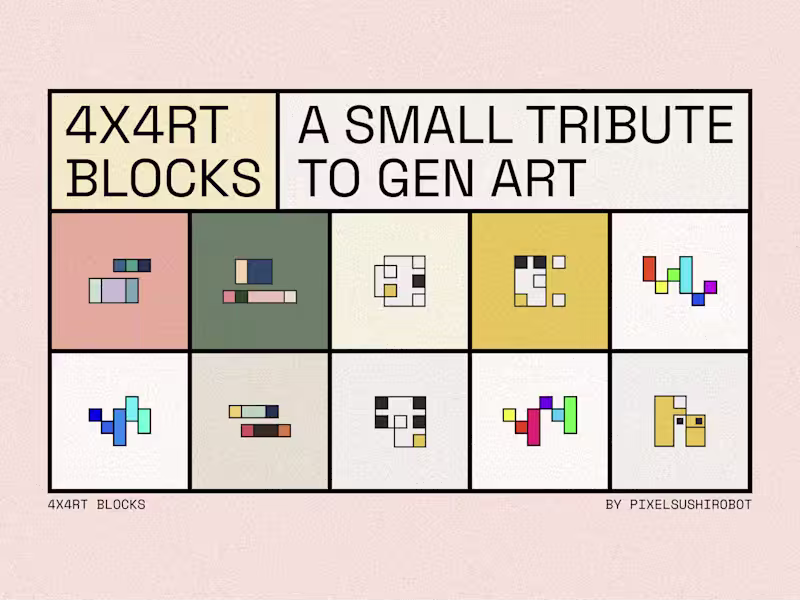 Cover image for 4x4rt Blocks