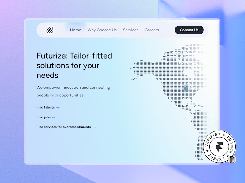 Cover image for Framer Landing Page (Design & Development)