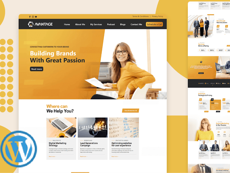 Cover image for Crafting Stunning WordPress Website Designs