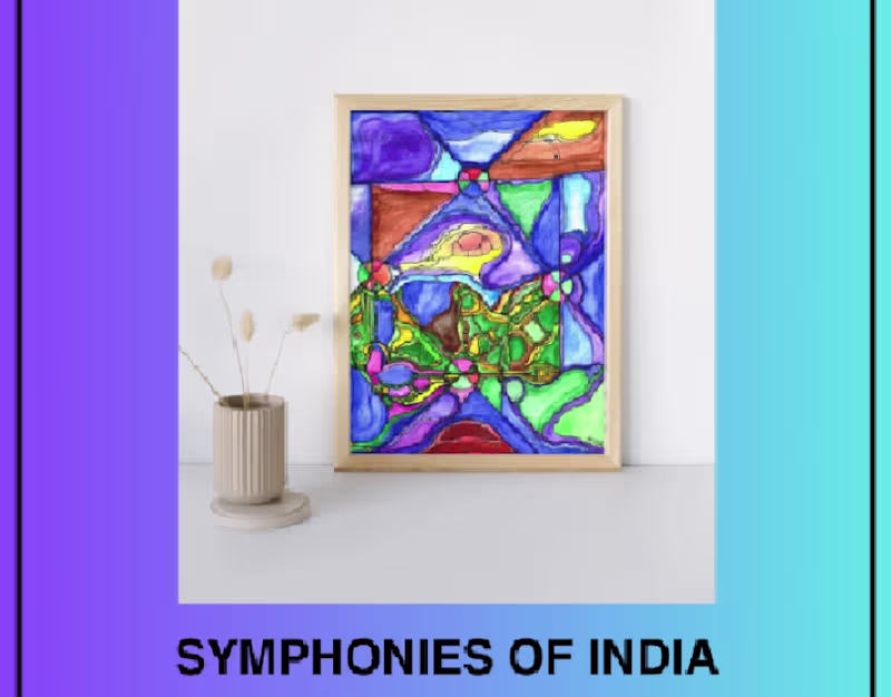 Cover image for Symphonies of India Painting