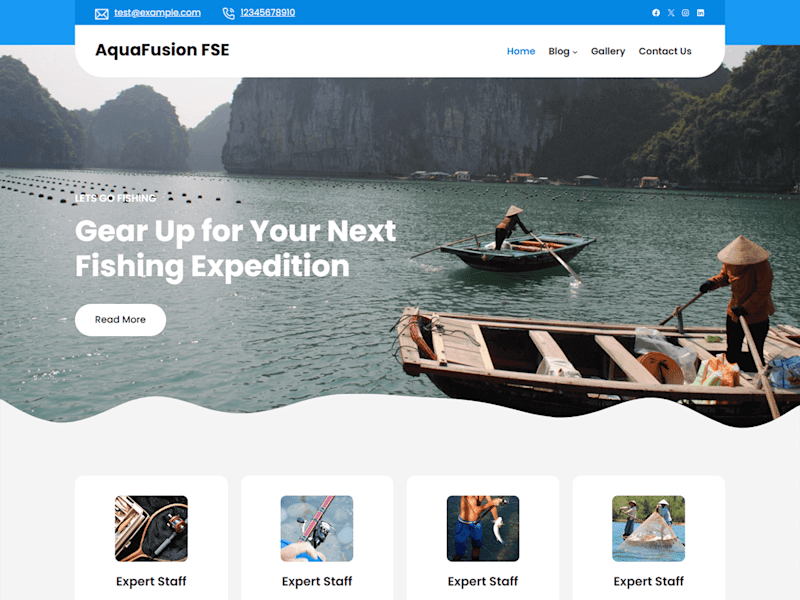 Cover image for Website design for AquaFusion FSE