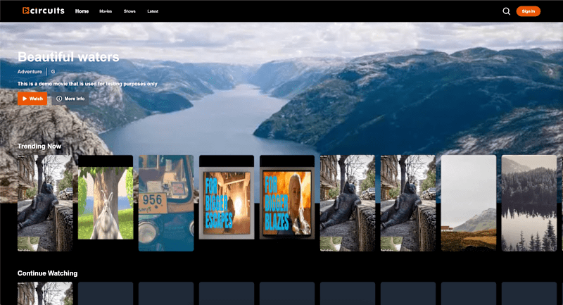 Cover image for Circuits TV - A Scalable Streaming Platform